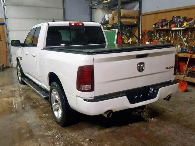 1C6RR7HTXES132187 - 2014 RAM 1500 SPORT WHITE photo 3