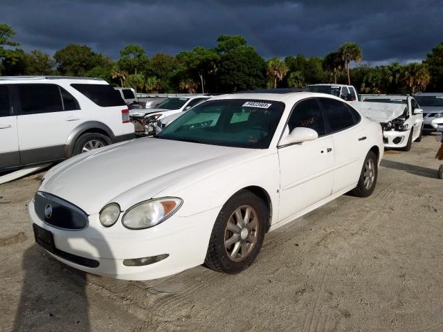 2G4WD582271145231 - 2007 BUICK LACROSSE C WHITE photo 2