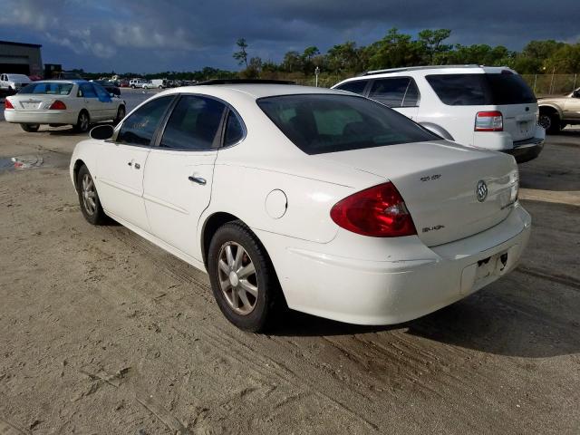 2G4WD582271145231 - 2007 BUICK LACROSSE C WHITE photo 3