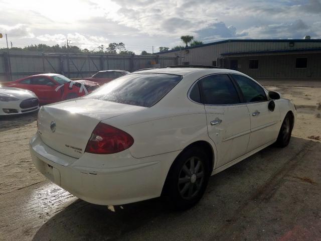 2G4WD582271145231 - 2007 BUICK LACROSSE C WHITE photo 4