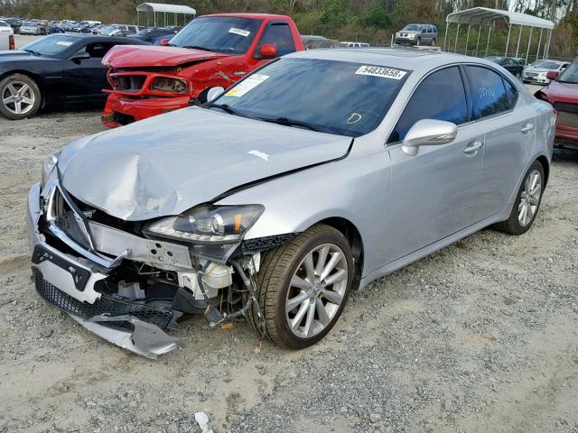 JTHBK262195102204 - 2009 LEXUS IS 250 SILVER photo 2