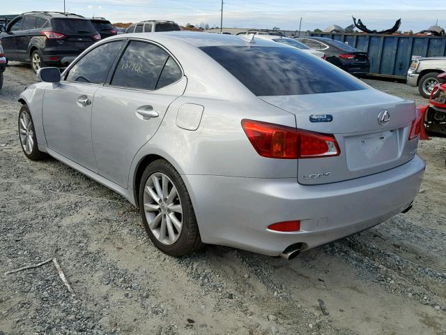 JTHBK262195102204 - 2009 LEXUS IS 250 SILVER photo 3