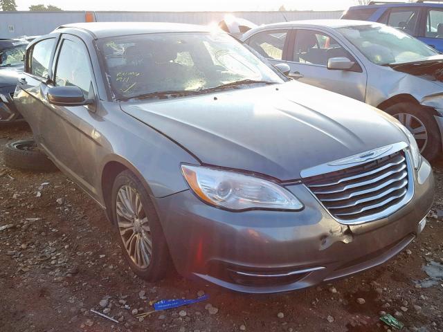 1C3CCBAB7CN152417 - 2012 CHRYSLER 200 LX GRAY photo 1