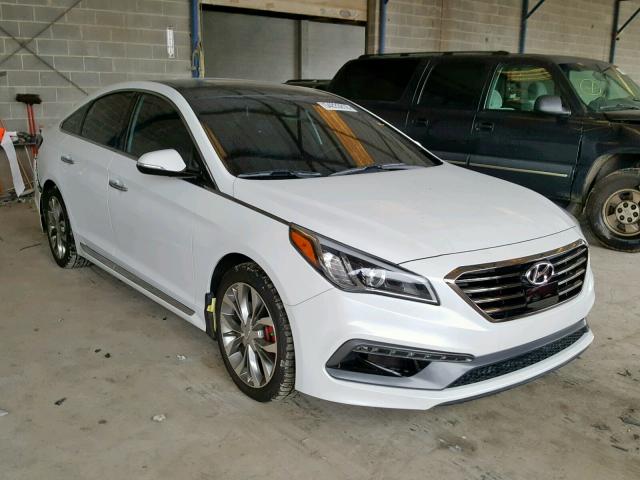 5NPE34AB2FH254518 - 2015 HYUNDAI SONATA SPO WHITE photo 1