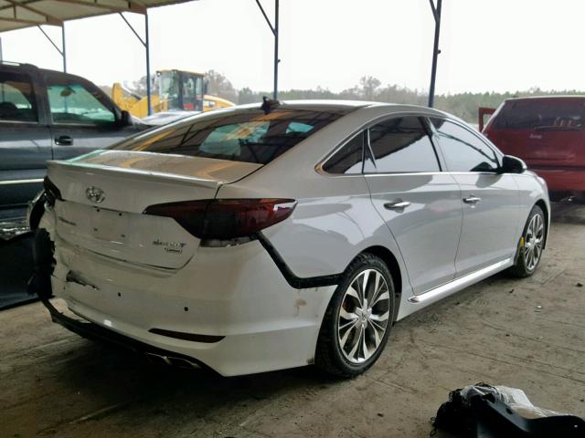 5NPE34AB2FH254518 - 2015 HYUNDAI SONATA SPO WHITE photo 4