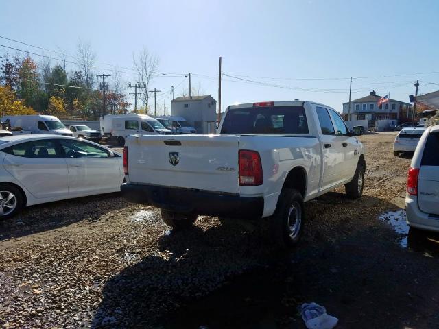 3C6TD5CT8CG228937 - 2012 DODGE RAM 2500 S WHITE photo 4