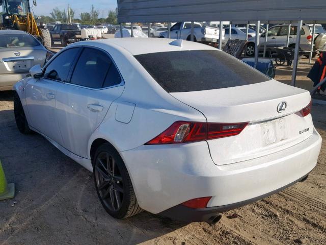 JTHBF1D27E5021641 - 2014 LEXUS IS 250 WHITE photo 3