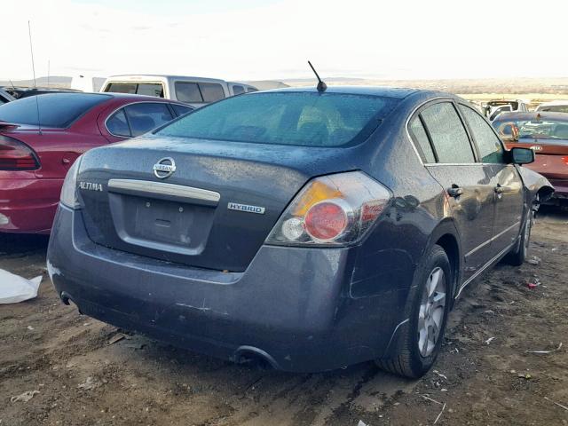 1N4CL21E09C135152 - 2009 NISSAN ALTIMA HYB GRAY photo 4