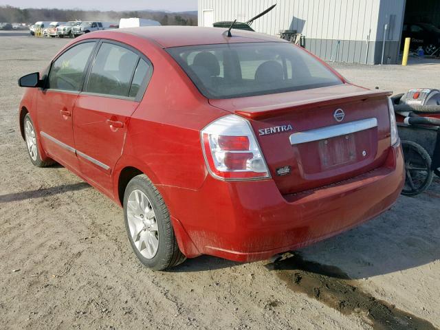 3N1AB6AP8CL692158 - 2012 NISSAN SENTRA 2.0 RED photo 3