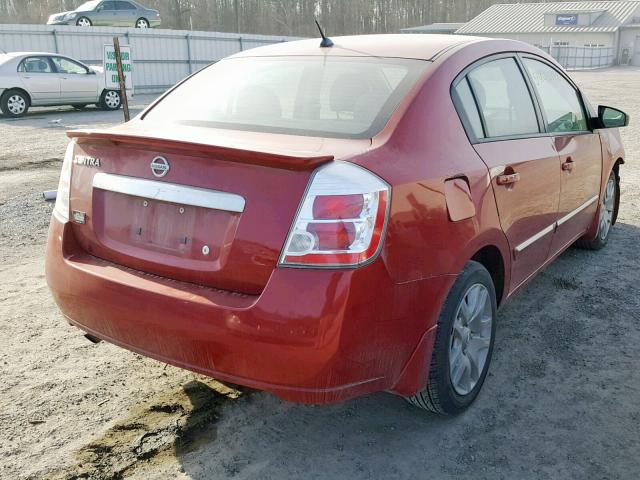 3N1AB6AP8CL692158 - 2012 NISSAN SENTRA 2.0 RED photo 4