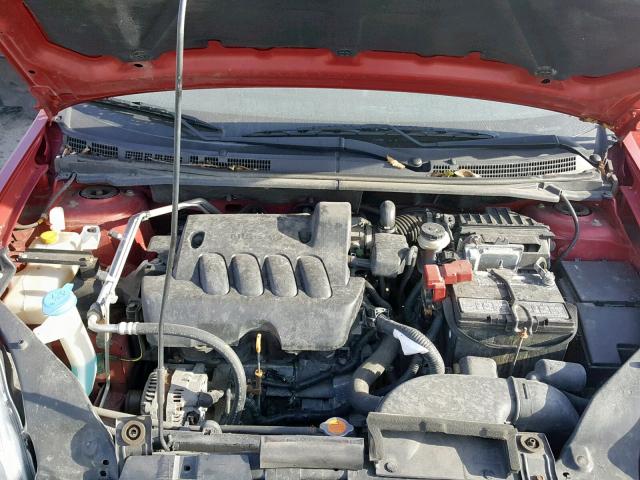 3N1AB6AP8CL692158 - 2012 NISSAN SENTRA 2.0 RED photo 7