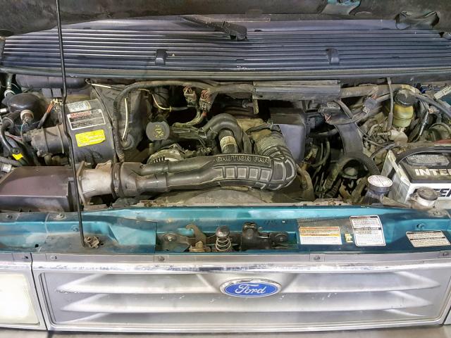 1FMCA11U2RZB03023 - 1994 FORD AEROSTAR GREEN photo 7