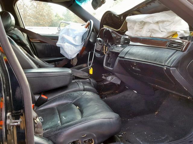 1G6KE54Y02U103845 - 2002 CADILLAC DEVILLE DH BLACK photo 5