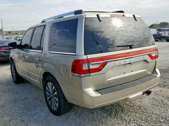 5LMJJ2HT2HEL10640 - 2017 LINCOLN NAVIGATOR Алтын фото 3