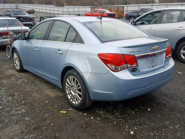 1G1PK5S95B7178717 - 2011 CHEVROLET CRUZE ECO BLUE photo 3