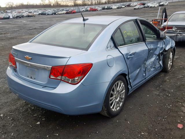 1G1PK5S95B7178717 - 2011 CHEVROLET CRUZE ECO BLUE photo 4