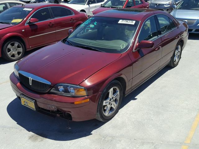 1LNHM87A11Y601503 - 2001 LINCOLN LS كستنائي صورة 2