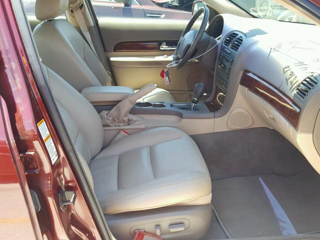 1LNHM87A11Y601503 - 2001 LINCOLN LS كستنائي صورة 5