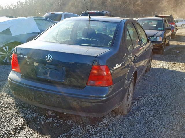 3VWSK69MX2M171279 - 2002 VOLKSWAGEN JETTA GLS TEAL photo 4