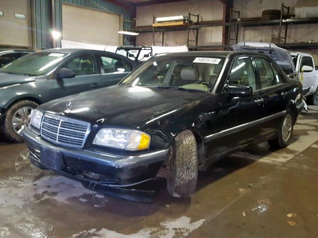 WDBHA29G6WA608327 - 1998 MERCEDES-BENZ C 280 BLACK photo 2