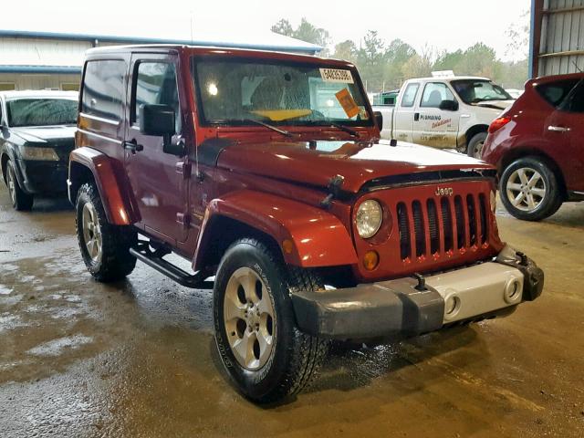 1C4AJWBG1CL195687 - 2012 JEEP WRANGLER S RED photo 1