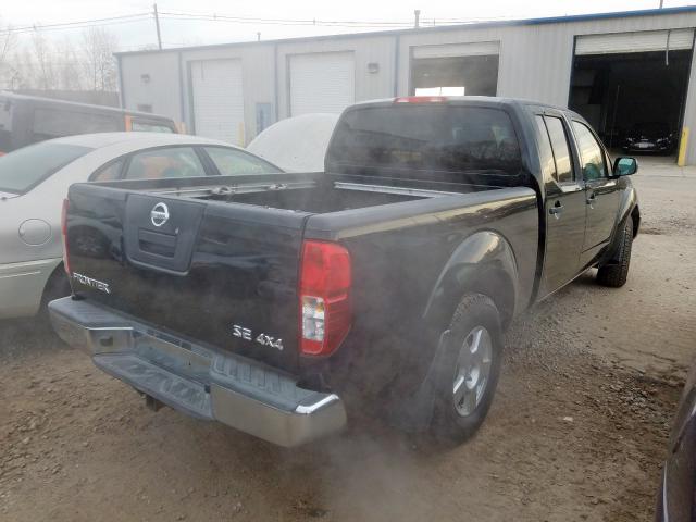 1N6AD09W58C416584 - 2008 NISSAN FRONTIER C BLACK photo 4