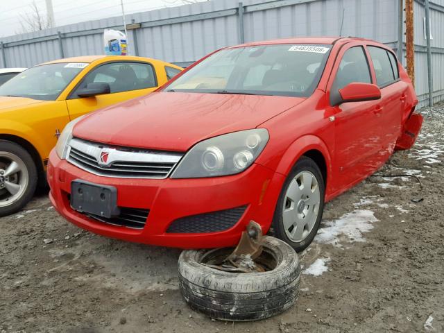 W08AR671885056187 - 2008 SATURN ASTRA XE RED photo 2