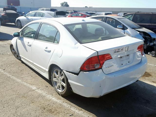 2HGFA16938H349679 - 2008 HONDA CIVIC EXL 白色 照片 3