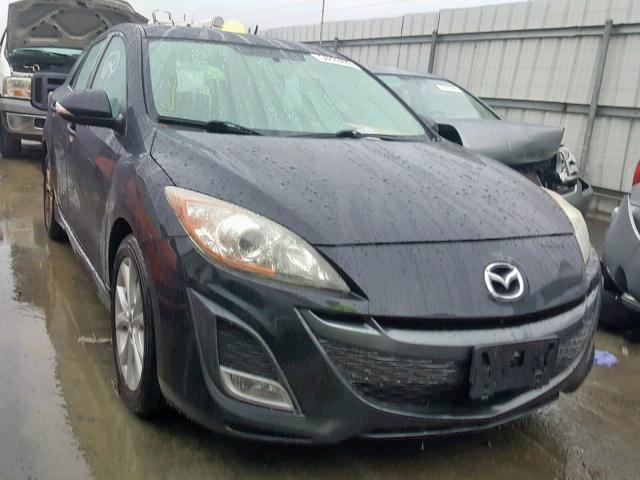 JM1BL1H66A1203677 - 2010 MAZDA 3 S BLACK photo 1