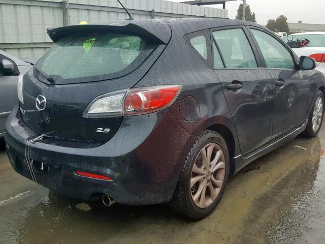 JM1BL1H66A1203677 - 2010 MAZDA 3 S BLACK photo 4