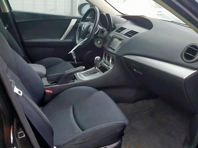 JM1BL1H66A1203677 - 2010 MAZDA 3 S BLACK photo 5