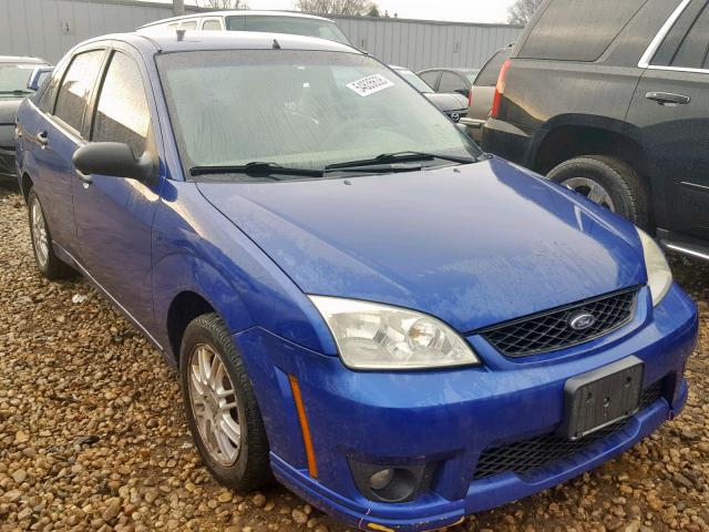 1FAFP34N36W219625 - 2006 FORD FOCUS ZX4 BLUE photo 1