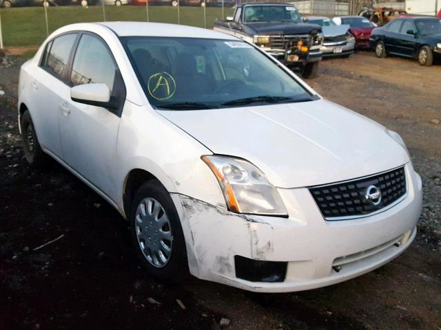 3N1AB61E37L673926 - 2007 NISSAN SENTRA 2.0 WHITE photo 1