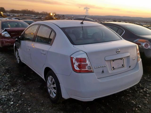 3N1AB61E37L673926 - 2007 NISSAN SENTRA 2.0 WHITE photo 3