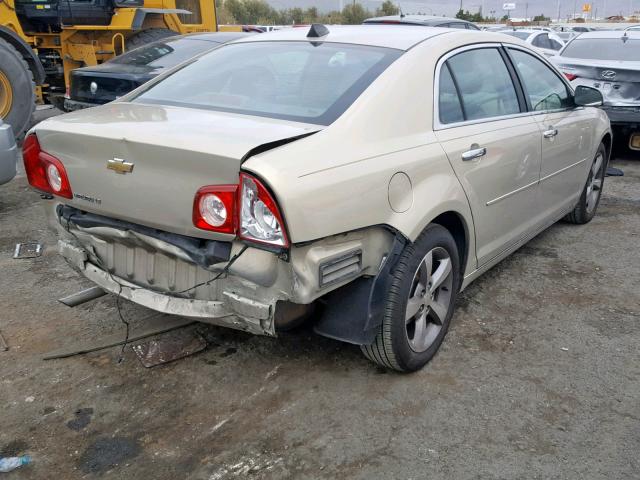 1G1ZC5E01CF224196 - 2012 CHEVROLET MALIBU 1LT GOLD photo 4
