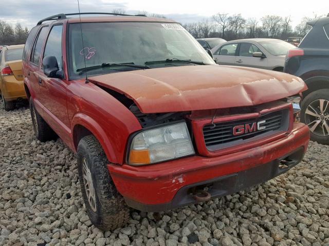 1GKDT13W2W2562885 - 1998 GMC JIMMY SLS RED photo 1