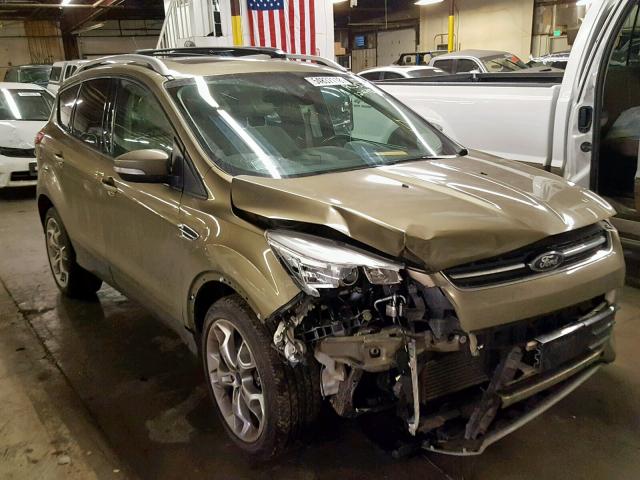 1FMCU9J9XEUA77165 - 2014 FORD ESCAPE TIT GREEN photo 1