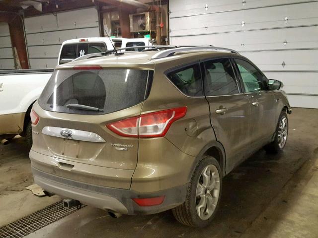 1FMCU9J9XEUA77165 - 2014 FORD ESCAPE TIT GREEN photo 4