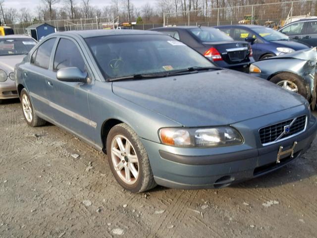 YV1RS61R722191077 - 2002 VOLVO S60 GREEN photo 1