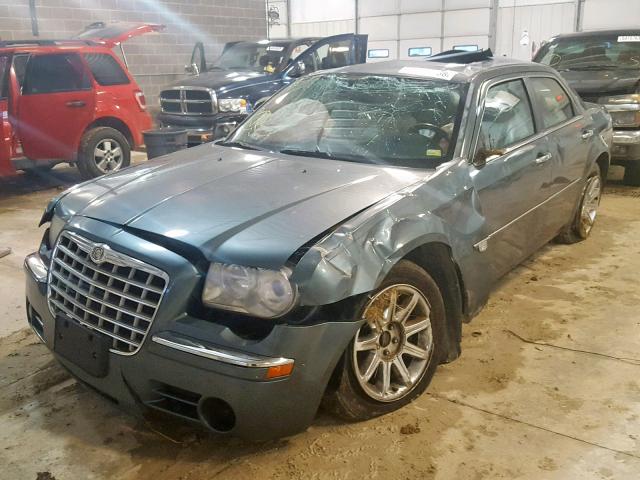 2C3JA63H45H104424 - 2005 CHRYSLER 300C BLUE photo 2