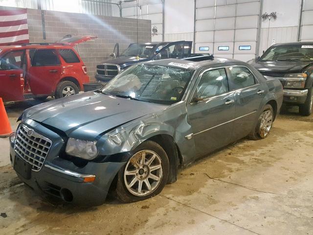 2C3JA63H45H104424 - 2005 CHRYSLER 300C BLUE photo 9