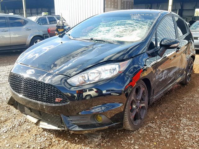 3FADP4GX6JM104729 - 2018 FORD FIESTA ST BLACK photo 2