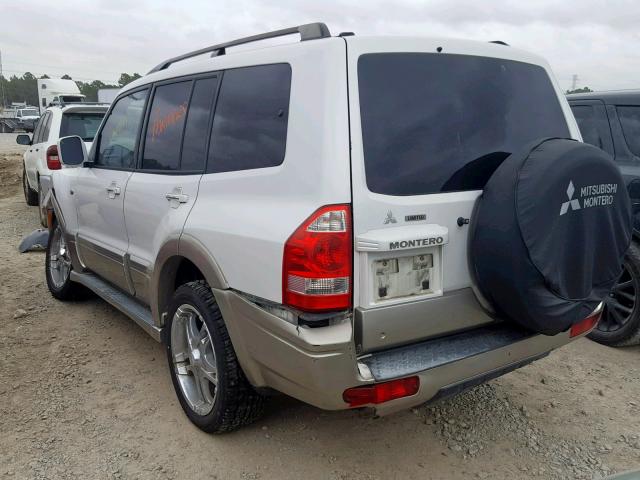 JA4NW51S83J021687 - 2003 MITSUBISHI MONTERO LI WHITE photo 3