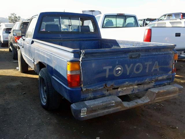 JT4RN50R7H0287532 - 1987 TOYOTA PICKUP 1/2 BLUE photo 3