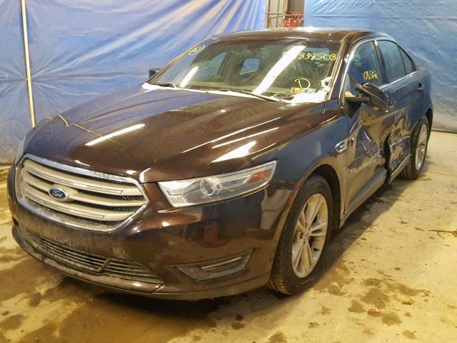 1FAHP2E84DG168834 - 2013 FORD TAURUS SEL BURGUNDY photo 2