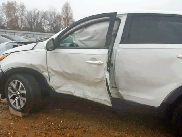 KNDPB3AC7F7694687 - 2015 KIA SPORTAGE L WHITE photo 9