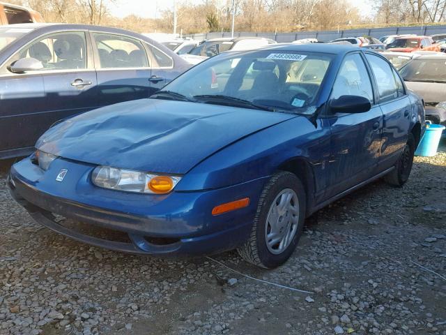 1G8ZF528X1Z259608 - 2001 SATURN SL BLUE photo 2