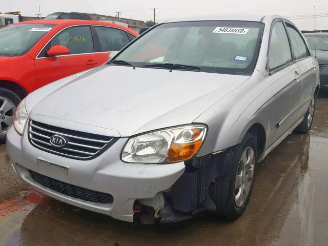 KNAFE121985564300 - 2008 KIA SPECTRA EX SILVER photo 2