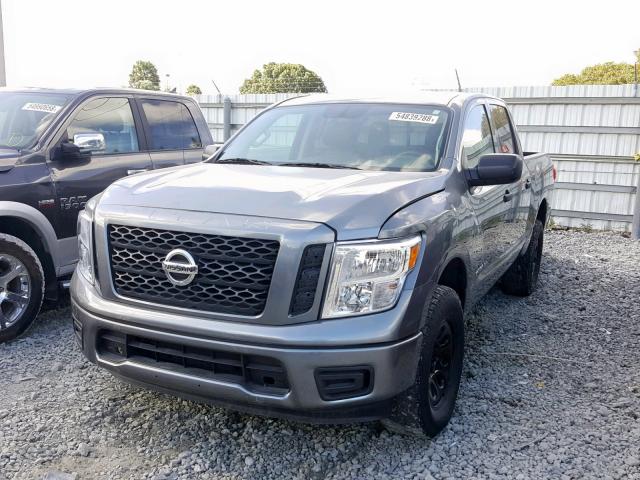 1N6AA1EK9HN513647 - 2017 NISSAN TITAN S GRAY photo 2