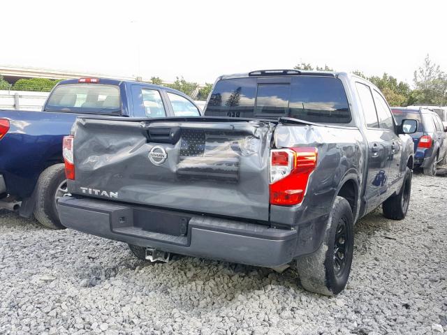 1N6AA1EK9HN513647 - 2017 NISSAN TITAN S GRAY photo 4